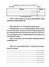 Đề khảo sát chất lượng cuối tuần 7 Tiếng việt, Toán lớp 4, 5